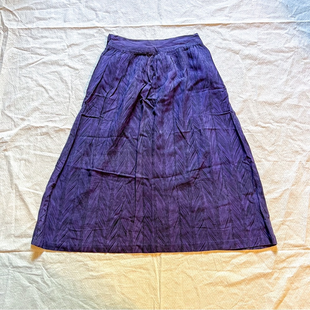 Nicole Daniel Punk Goth Purple Women's Skirt Size Small